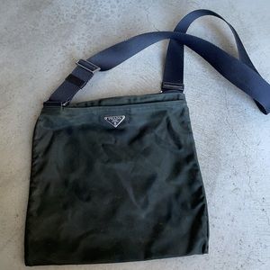 Authentic PRADA Nylon Crossbody Messenger Bag